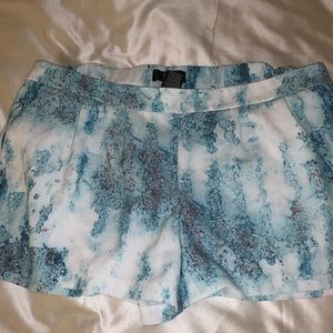 White and Blue dress shorts